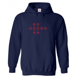 Alcohol Classic Unisex Kids and Adults Pullover Hoodie for Chemists